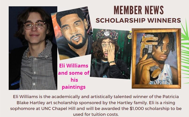 announcement of scholarship winner